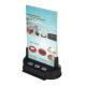 433MHZ LED light wireless restaurant equipment calling system with three keys on  double side