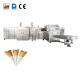 1.5KW Ice Cream Cone Production Line 14m Long 89 Baking Templates