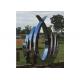 Garden Decor Polished Stainless Steel Art Sculptures Corrosion Stability