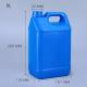 5L Plastic Jerry Can Enclosed 5 Liter HDPE Jerry Can With Handle