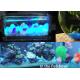 Non Radioactive Blue Green Resin Fluorescent Pebbles For Home Decoration
