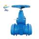 Manual Ductile Iron Cast Iron Rubber Disc Gate Valve For PVC Pipe