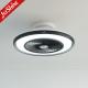 22 Inches Flush Mount Led Bladeless Ceiling Fan Low Profile Dimming Light
