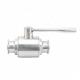 ISO9001 Certified Quick Two Way Ball Valve for Sanitary Equipment No-Retention Design