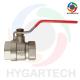 Brass Ball Valve With Female Thread End And Lever Steel Handle