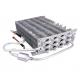 50x50mm Refrigeration Cooling Corrugated Finned Tube Heat Exchanger