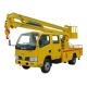 18m Truck Mounted Aerial Work Platform , 4x2 Aerial Work Truck For Maintenance