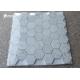 Hexagon Carrara Natural Stone Mosaic Tile Sheets For Walls And Floors Decor