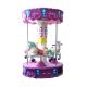 Small 3 Seats Indoor Kids Carousel Rides For Amusement 1 Year Warranty