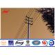 14m 800dan Electrical Power Pole Hot Dip Galvanized For Power Transmission Line