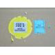 Transparent Hologram Blank Eggshell Stickers With Water Based On Glue