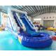 Mini Bouncer House 1000D Outdoor Inflatable Water Slides With Pool