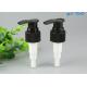 Black Cosmetic Treatment Pumps Color Customized With Plastic PP Materials