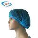 Disposable PP Non Woven Strip Clip Cap Bouffant Head Cover Round Mob Cap