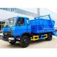 2 Axles 8 - 10cbm Waste Compactor Truck , 6 Wheels Garbage Collection Truck