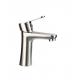 Lizhen Hwa Stainless Steel Bathroom Vanity with Single Handle Faucet and Modern Sink