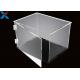 Rectangle Acrylic Display Box Open Door Assembled Clear Dust Storage Box