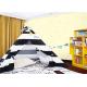 Lovely Dreamlike Bear Childrens Bedroom Wallpaper Embossed 0.53*10m