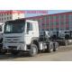 SINOTRUK HOWO ZZ4257S3241W diesel engine type 10 tires 371hp tractor truck