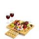 Bamboo Charcuterie Cheese Platter Serving Tray Wooden Crafts Supplies