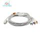Durable Safety EKG Lead Wires , Nihon Kohden Ecg Cable TPU Material