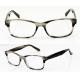 Rectangle Handmade Acetate Flexible Eyeglasses Frames For Men, Ladies