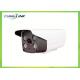 12V Waterproof 4G Wireless Security Camera , IR Bullet Camera With SIM Card