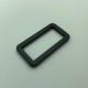 Rectangle 20.5mm Metal Duty Belt Buckle Iron Black Plating