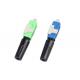 High Repeatability Field Assembly Connector , FTTH Fiber Connector Low Insertion Loss