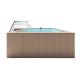 Acrylic Wood Plastic Board Color Luxury Private Swimming Pool for Outdoor Relaxation