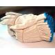 7 Gauge Knitted Glove, White Cotton Knitted Glove