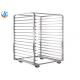 RK Bakeware China Foodservice NSF Custom 600 400 Revent Oven Rack Stainless Steel Baking Tray Trolley