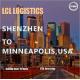 Shenzhen To Minneapolis USA Lcl Container Shipping Sea Cargo Logistics 20 Days