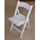 white resin foldable wedding chair/resin foldable event chair/foldable resin wedding chair