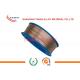 0.83×3.0mm Manganin Flat Wire With bright Color Packed On Bobbin Used For Ammeter Shunts / Resistor for Cryogenic System