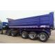 28cbm semi dump trailer dump truck trailer to transport Sand and Gravel
