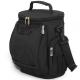 Black Large Capacity Unisex 10 Can Insulated Golf Custom Travel Cooler Bag with shoulder strap