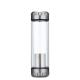 Personalized Glass Water Bottle Heat Resistant With Stainless Steel Infuser