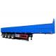 CIMC 4 axles flatbed semi-trailer with 1000mm sidewall 40Ton transport trailer truck