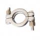 High Pressure Double Pin Clamp Standard Measurement System INCH Suitable for Sanitary