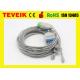 Compatible TM910 Schiller 5 Leads  ECG Cable With  Round 12 Pin  For Medical Accessory