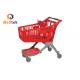 80kgs Load Plastic Supermarket Mesh Shopping Cart