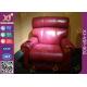 Elegant Home Cinema Seating Furniture Movie Theater Sofa With Cup Holder