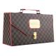 Luxury Single Wine Bottle Pu Leather Gift Box Classical Red