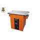 Wooden Color Double Coin Operated Arcade Machines Full View Angle Screen