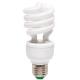 20w half spiral ESL energy saving lamp cfl E27/B22 60lm/w 1200 lumen CRI 80 8000hours 1 year warranty top quality 10mm
