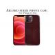 Glossy Finish Red iPhone 12 Pro Carbon Aramid Fiber Case