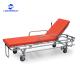 Factory Stainless Steel Adjustable Hospital Patient Transport Emergency Ambulance Stretcher Trolley