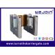 Stainless Steel Double Automatic Swing Gate Turnstile With Dry Contact Interface