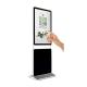 32inch totem touchscreen free standing interactive information kiosk with printer